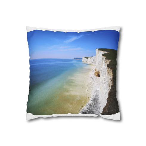 "Cliffside Dreams Pillow Cover"
