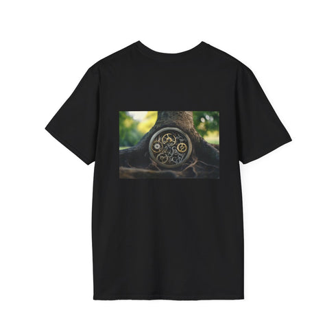 Clock Gear Tree Roots Tee