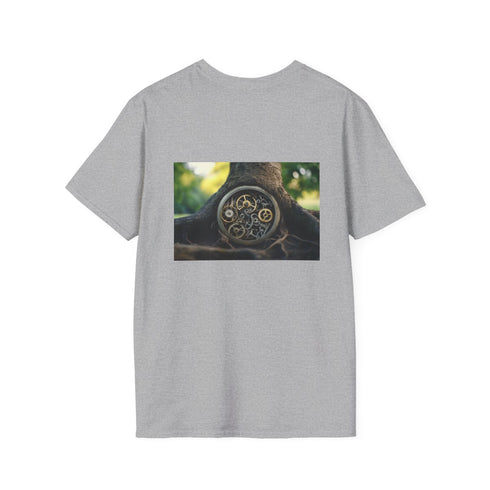 Clock Gear Tree Roots Tee