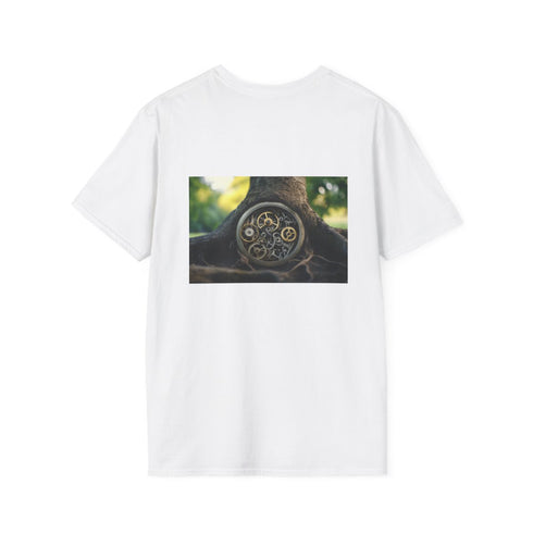 Clock Gear Tree Roots Tee
