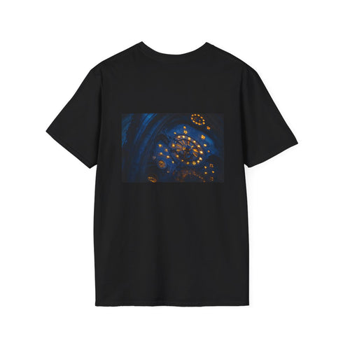 Clock Tower Stars Space T-shirt