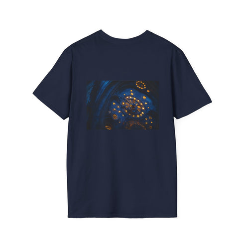 Clock Tower Stars Space T-shirt