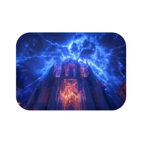 Cloud Cathedral Bath Mat Design.