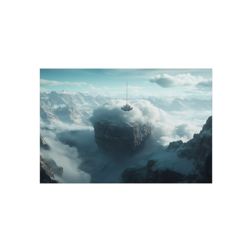 Cloud City Perched on Mountain.