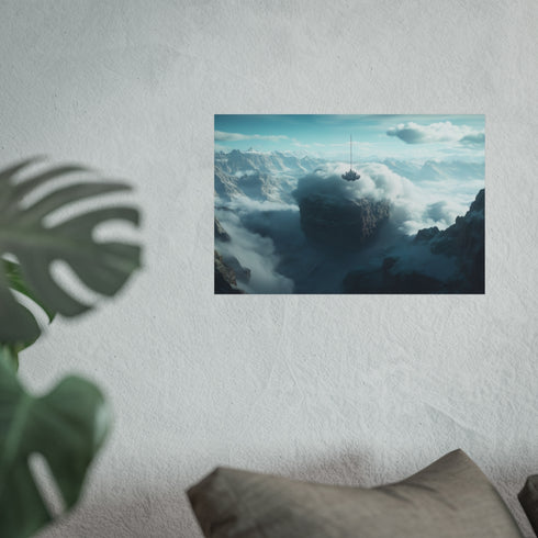 Cloud City Perched on Mountain.