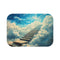 "Cloud Climb Bath Mat: Step into Serenity"