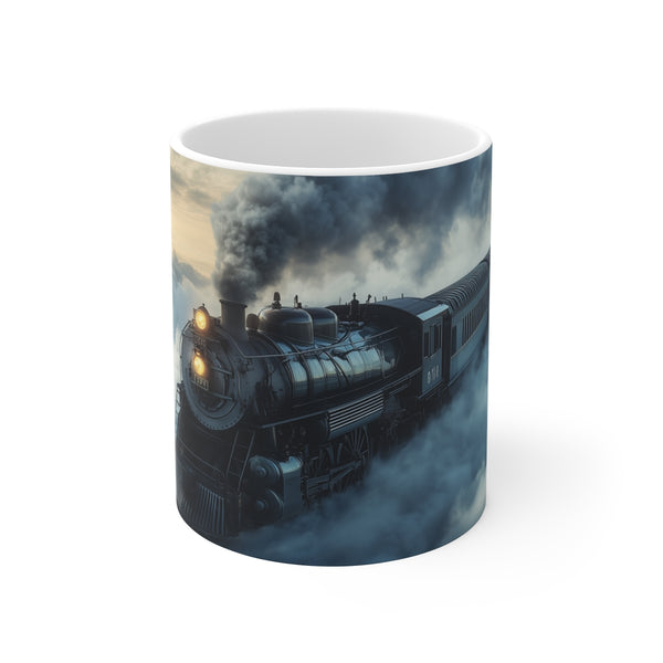 Cloud Inspired Train Journey Mug