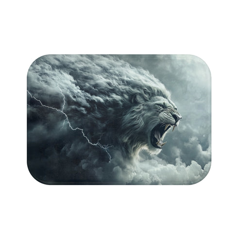 "Cloud Lion Bath Mat Decor"
