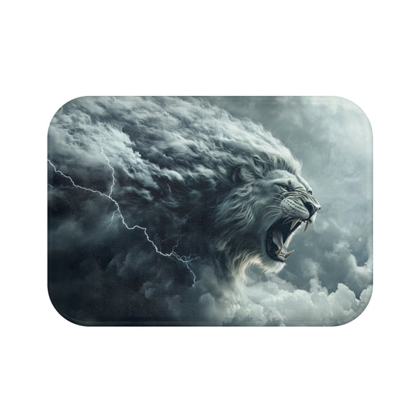 "Cloud Lion Bath Mat Decor"