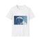 Cloud Shaped Like Giant Lion Graphic Unisex Softstyle T-Shirt - Front View