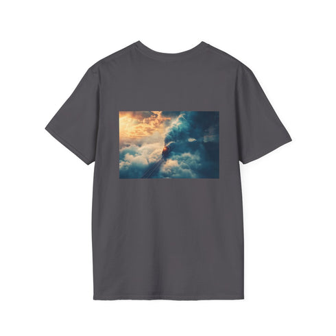 Cloud Train Journey Graphic T-Shirt