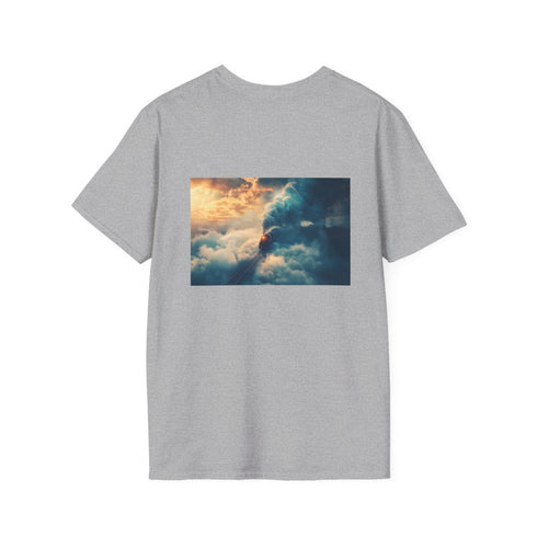 Cloud Train Journey Graphic T-Shirt