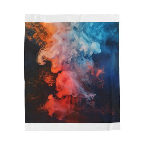 "Cloud9 Smoke Art Plush Blanket"