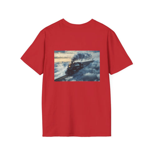 Cloudy Rails Train Ride T-Shirt