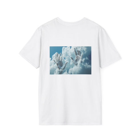 Cloudy Sky Human Hands T-shirt
