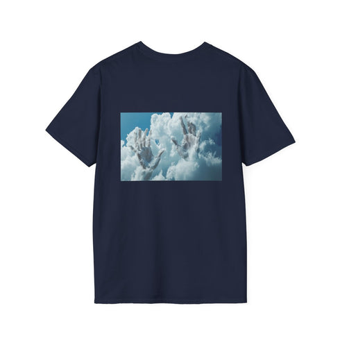 Cloudy Sky Human Hands T-shirt