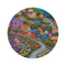 "Coastal Charm Round Rug"