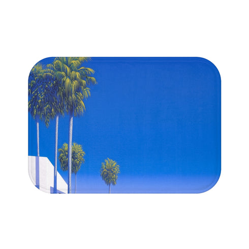 "Coastal City Escape Bath Mat"