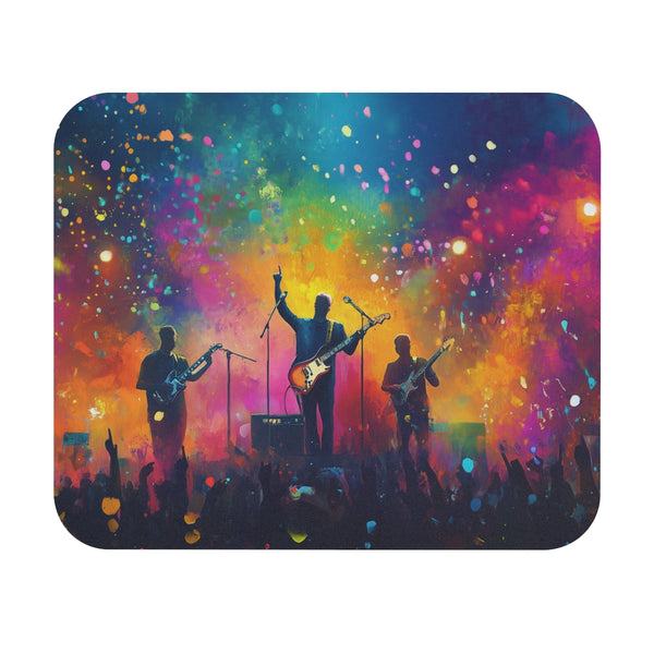Coldplay Concert Neon Mouse Pad