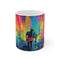 "Coldplay Neon Concert Mug Art"