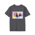 Color Burst Abstract Tee: Vibrant, Abstract, Art