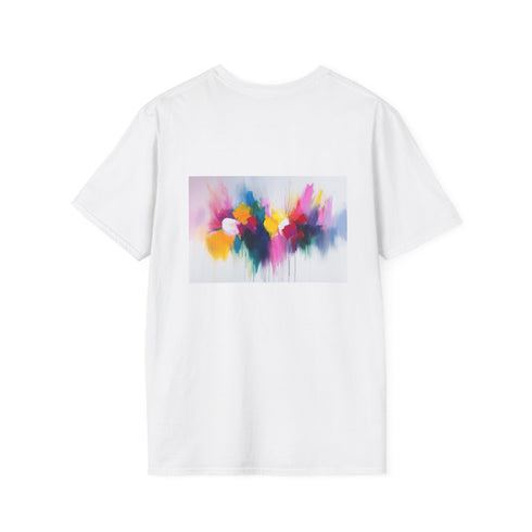 Color Burst Abstract Tee: Vibrant, Abstract, Art