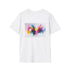 Color Burst Abstract Tee: Vibrant, Abstract, Art