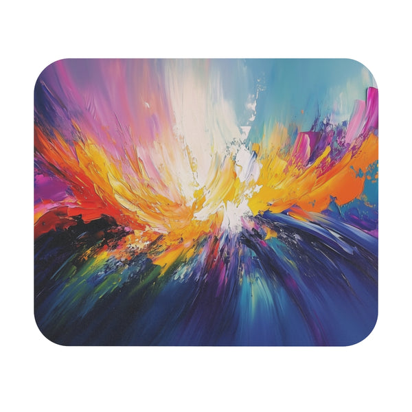 Color Explosion Abstract Mouse Pad