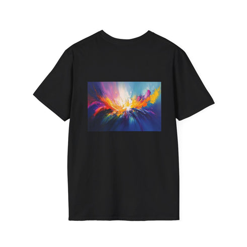 Color Explosion Abstract Tee: Bold & Vibrant Statement Piece