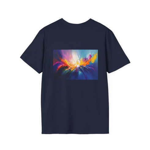 Color Explosion Abstract Tee: Bold & Vibrant Statement Piece