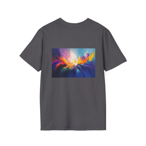 Color Explosion Abstract Tee: Bold & Vibrant Statement Piece