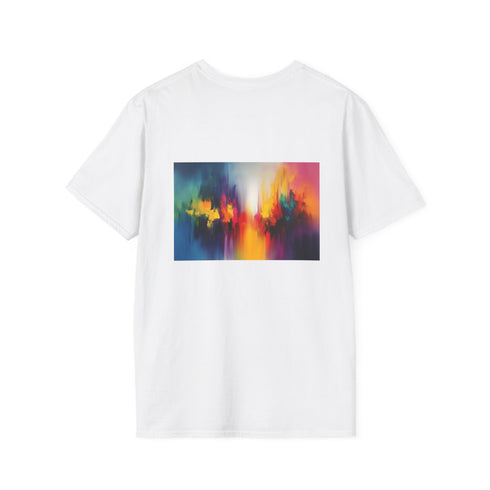 Color Explosion Tee: Abstract Burst