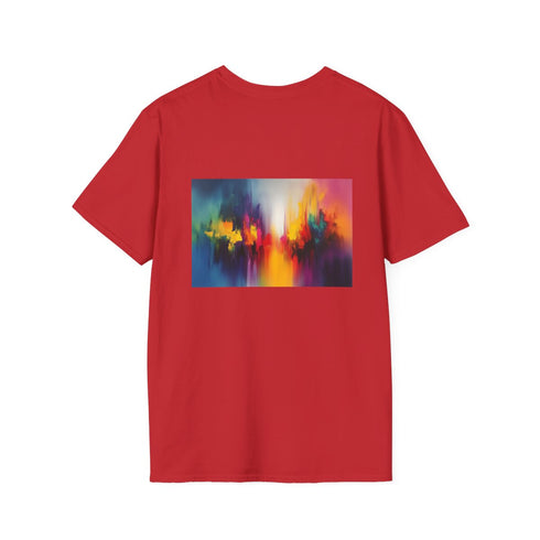 Color Explosion Tee: Abstract Burst