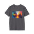 Color Explosion Tee: Abstract Burst