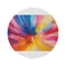 "Colorburst Abstract Round Rug"