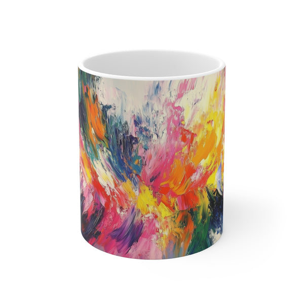 "Colorful Abstract Art Coffee Mug"