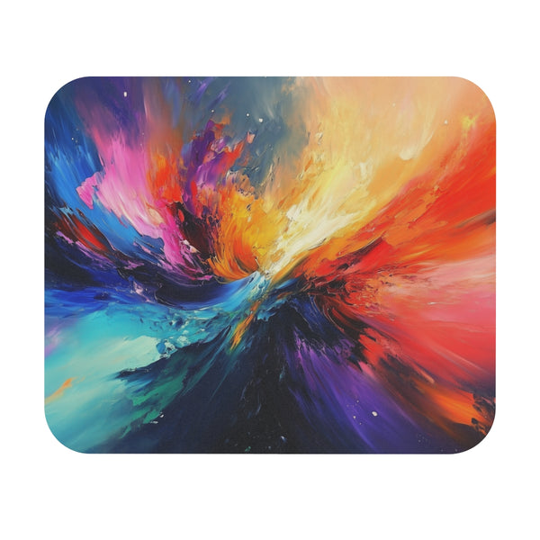 Colorful Abstract Art Mouse Pad