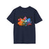 Colorful Abstract Fluid Shapes T-Shirt