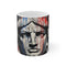 "Colorful American Flag Coffee Mug"
