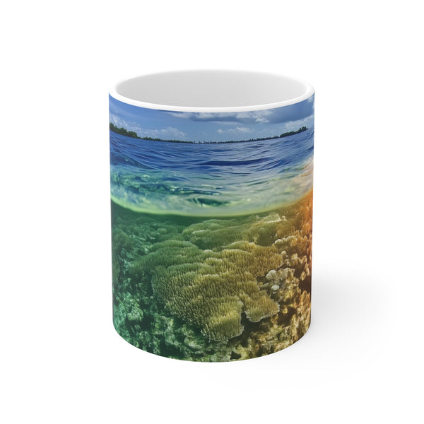 "Colorful Coral Reef Coffee Mug"