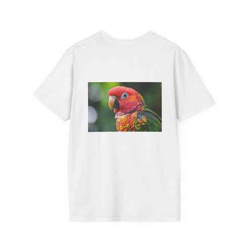Colorful Parrot Fractal Feather T-Shirt