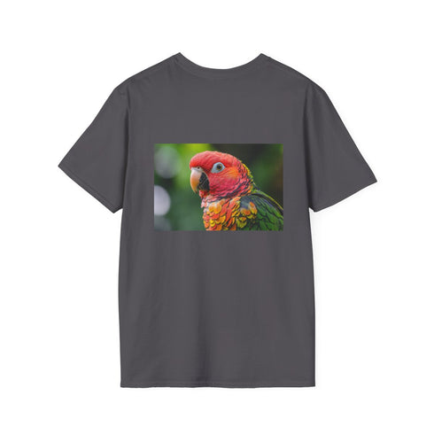 Colorful Parrot Fractal Feather T-Shirt