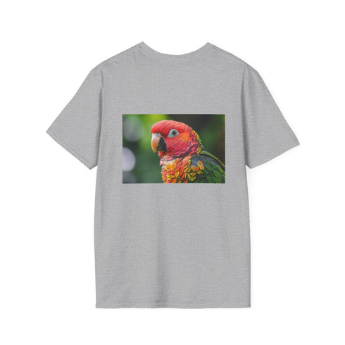 Colorful Parrot Fractal Feather T-Shirt