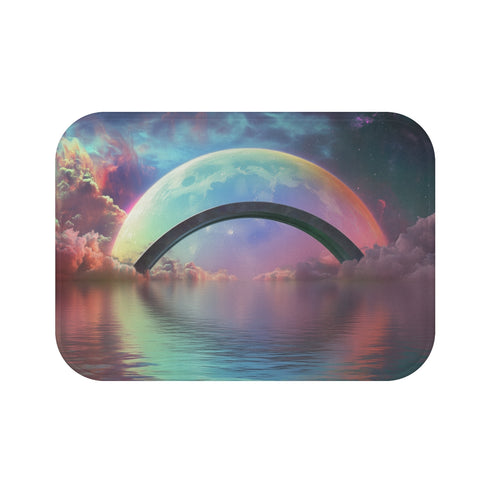 Colorful Planet Connection Bath Mat