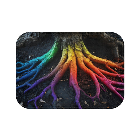 Colorful Rainbow Binary Tree Bath Mat