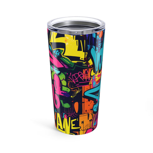 Colorful Urban Graffiti Pattern Bottle