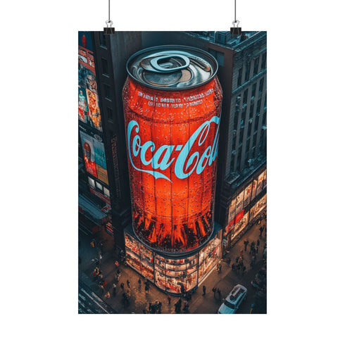 "Colossal Transparent Coca-Cola Can"