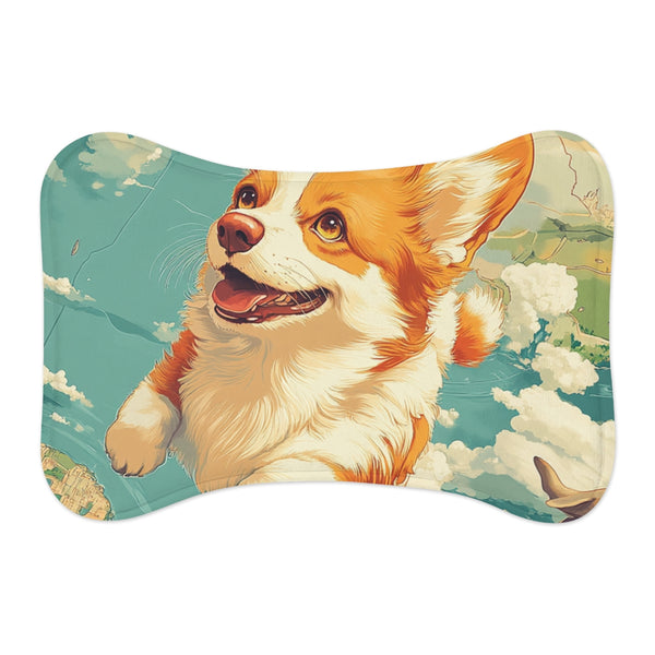 "Corgi Kingdom Adventure Pet Mat"