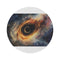 Cosmic Abyss Watercolor Round Rug