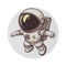 Cosmic Astronaut Round Rug